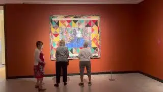 Industrial Quilt at the Currier Museum of Art in Manchester NH w Gee&rsquo;s Bend Quilts