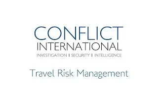 Travel Risk Management - Conflict Private