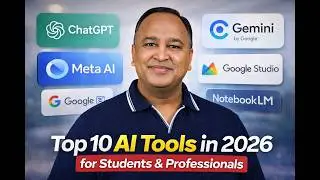 Top 10 AI Tools for Students & Professionals-2026 #ai #aitools2026
