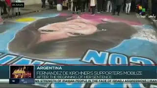 Argentina: Fern&aacute;ndez de Kirchner's supporters mobilize after the beginning of her sentence