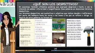 SUPERLATIVOS Y DESPECTIVOS