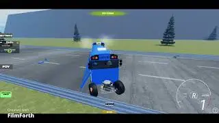 Playing roblox realistic car physics part 3