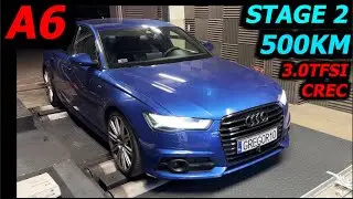 Audi A6 C7 500KM 3.0TFSI CREC STAGE 2 Podniesienie Shift Point Skrzyni Stronic ChipTuning GREGOR10