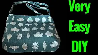 How To Make A Simple Crossbody-Shoulder Bag/Easy Step By Step DIY Bag Sewing Tutorial For Beginners