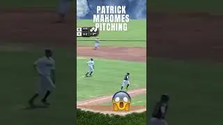 😱 Patrick Mahomes was NASTY! Young Mahomes Pitching! #sports #shorts