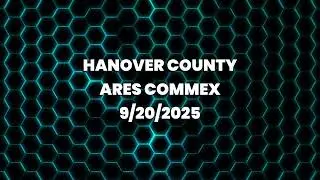 Hanover, VA ARES Communications Exercise | 9/20/2025