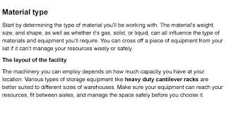 How To Select The Appropriate Warehouse Management Equipment For Your Use?