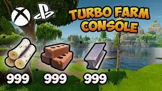 FORTNITE HOW TO TURBO FARM ON CONSOLE! (PS4 & XBOX) - HOW TO MINE FASTER IN SEASON 5