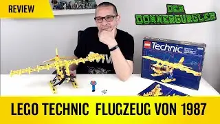 Kindheitserinnerungen mit dem gelben Lego Technic Flugzeug (Set 8855) von 1988