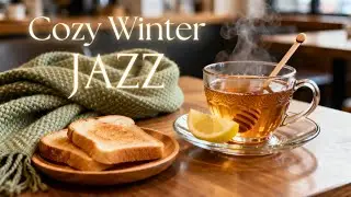 🍵🍯🍋 Cozy Winter Jazz #30 | Warm Honey Lemon Tea Jazz for Early Evenings & Gentle Winter Comfort