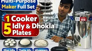 This One Cooker Makes Idly, Dhokla & Idiyappam 😲 | JVL Multi-Purpose Maker Full Set