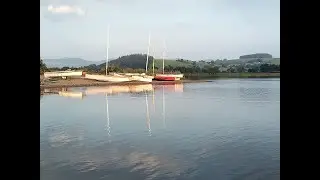 Canoe Sailing on Llyn Tegid (Bala Lake), June 2024