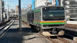 E231系1000番台ｺﾂS-29編成　OM出場回送(回8860M) 浦和駅通過シーン