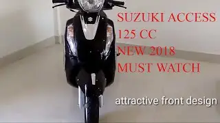 SUZUKI ACCESS 125 BLACK COLOUR Review NEW 2018 MODEL | ACCESS 125 Full Details