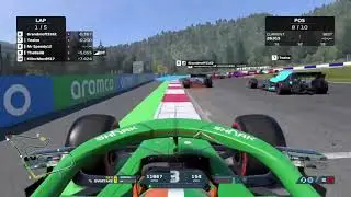 Double overtake one corner