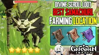 How To Find Samachurl Locations + Seal Scroll Locations + Divining Scroll Locations Genshin Impact