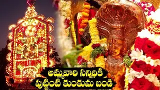 అమ్మవారి పుట్టింటి కుంకుమ బండి అమ్మవారి సనిధికి | Adigoppula Sri Nidanampati Ammavari Tirunalla 2025