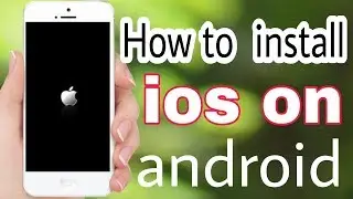 How to install iOS 10 in Android//iphone कैसे चलाये android फ़ोन में।