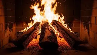 Relaxing Fireplace Ambience 🔥 Cozy Crackling Fire for Sleep, Study & Stress Relief