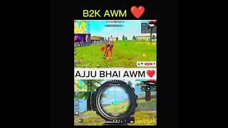 AJJUBHAI AWM vs B2K AWM 🎯 | Who is the Real Sniper King? | Free Fire Legends Gameplay