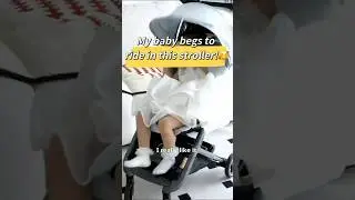 Aunties～ Do you like my new ride? ✨#gb #babystroller #baby #stroller #mom