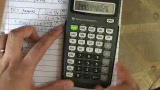 Present and future value of Annuity