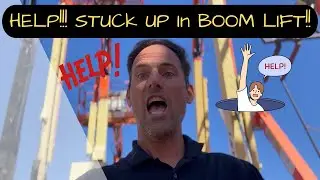 STUCK in Boom LIFT??? MUST WATCH EMERGENCY MOVE #emergencypreparedness #safety  @RyansLiftLab
