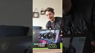 Unboxing the MSI GeForce RTX 5090 GAMING TRIO OC Graphics Card&hellip; | It Barely Fits in My PC 😅📦