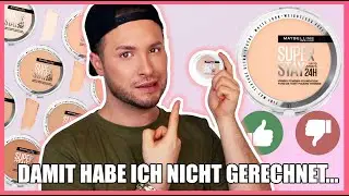 HYPE?😳Neue MAYBELLINE POWDER FOUNDATION überrascht! | Maxim Giacomo