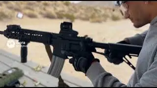 @foltynn shooting n LR-300 at the range