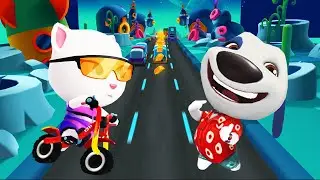 Hawaiian Hank Gold Run Vs Cyclist Angela - Talking Tom Gold Run