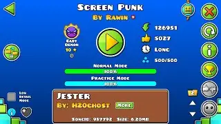 Screen Punk by Rawin complete (Easy Demon, Geometry Dash)