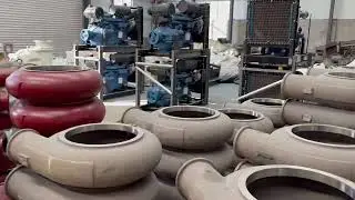 gold mining slurry mud suction pump with Yuchai diesel engine WA+8618513234305