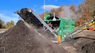 Trommelsieb Siebo 5000 in Kompost