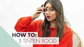HOW TO: 3 tinten rode lippen