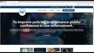 POST Commission Public Complaint Form Submission Overview