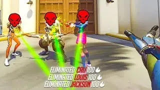 Finding the PERFECT NEW META Hexakill - 200 IQ Unexpected Hexakills - Overwatch Montage