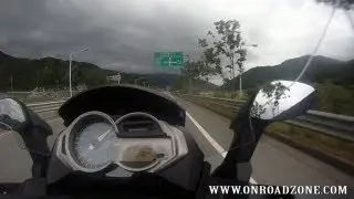 BMW C650GT onboard movie video. (Camone Infinity 720p HD) 0-100km/h & maxspeed