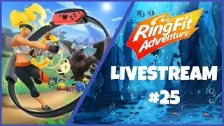 🔴 Ring Fit Adventure - World 16 Part 1 Workout - Livestream #25
