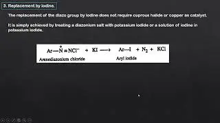 Diazonium salts | Chemical Properties | F.G-3 | Organic | Class 12
