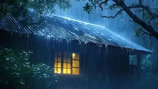 Your Path to Zen Sleep: Soothing Raindrops Patting a Cozy House All Night Long
