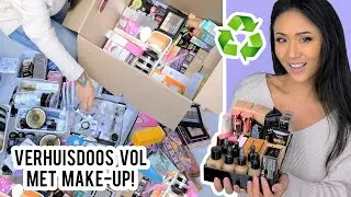 Mijn make-up stash uitzoeken en opruimen!  (na de verhuizing 2021) ShelingBeauty