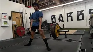 Deadlifting at Barbell Brigade (LA roadtrip with the boys)