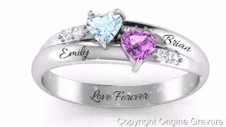 Bague personnalis&eacute;e
