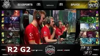 G2 eSports vs Splyce - Game 2 | Round 2 EU Regional Qualifier for S8 Worlds 2018 | G2 vs SPY G-2