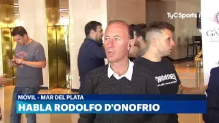 Conferencia de prensa de Rodolfo D' Onofrio