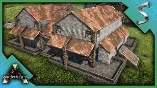 FINALLY BUILDING THE FARMHOUSE! - Ark: RAGNAROK [DLC Gameplay S3E46]