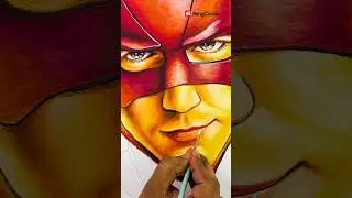 Flash drawing - Oil Pastel #shorts #shortsfeed #shortsvideo #drawingshorts