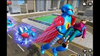 Flying Hero Robot Transform Car Robot Games | Amazing Flying Hero Robot Android GamePlay