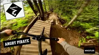 The Best Single Black Trail in Whistler Bike Park 2025 | Angry Pirate